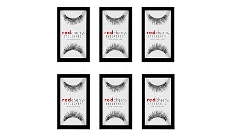 Red Cherry #213 False Eyelashes (Pack of 6 Pairs) Beauty & Personal Care Red Cherry