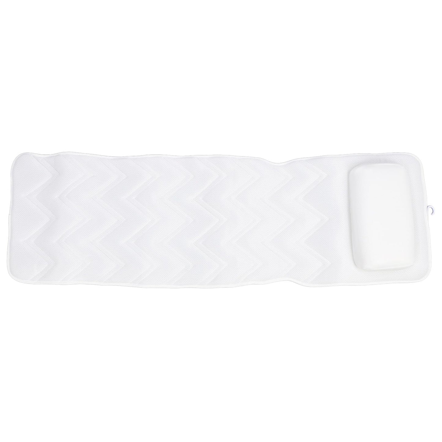 Ejoyous Full Body Bath Pillow, Spa Bathtub Pillow with Anti Slip Suction Cups, Luxury Bath Cushion Mat for Tub, White, Polyester, Neck/Back Support Beauty and Personal Care Ejoyous