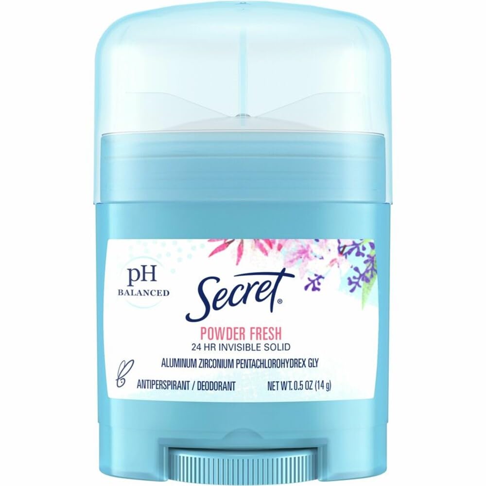 SECRET Powder Fresh Invisible Solid Deodorant Travel Size, 0.5 Oz (Pack of 2) Beauty and Personal Care Procter & Gamble