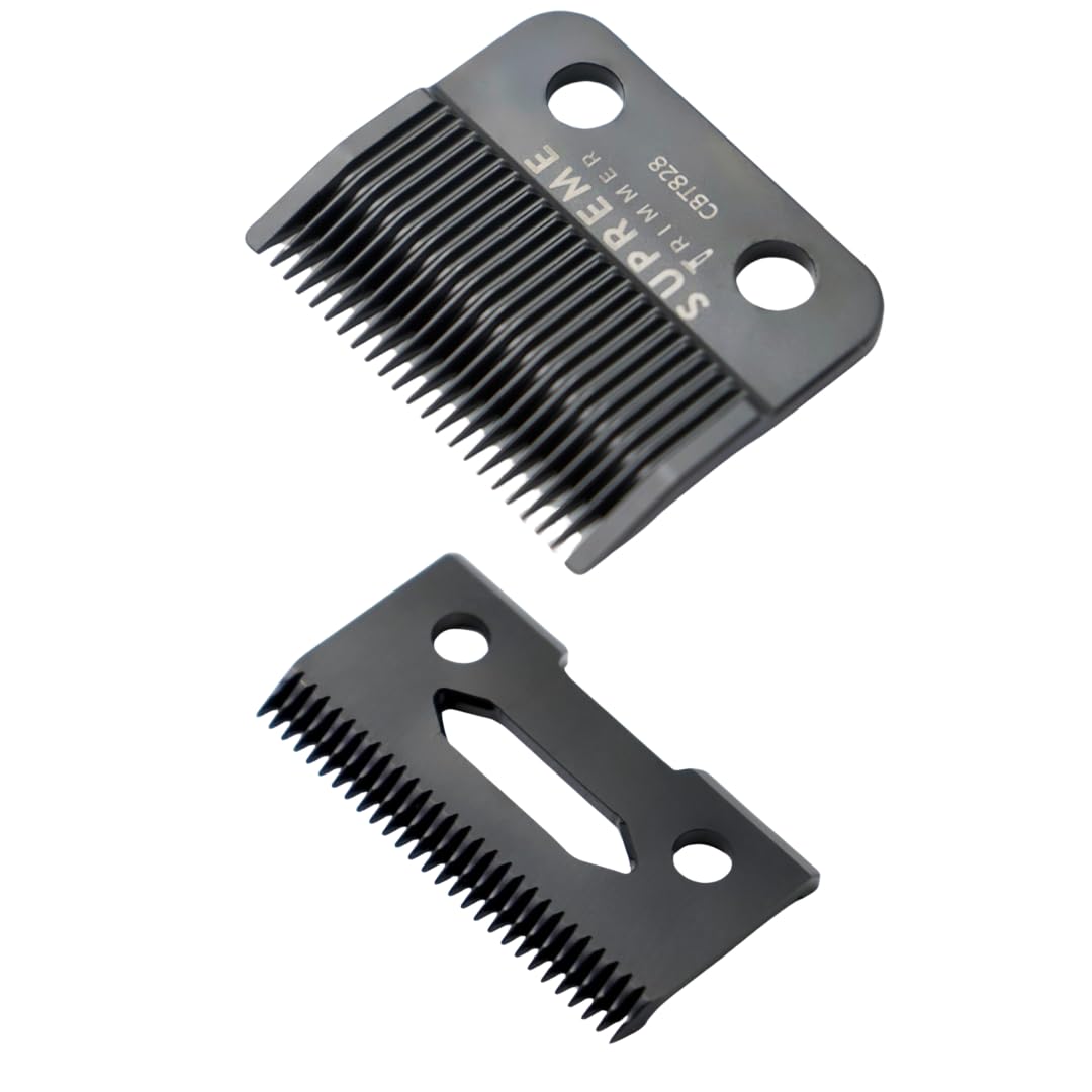 Supreme Trimmer DLC Coated Steel Replacement Blade CBT828 - Taper Blade for Hair Clippers - Black Beauty and Personal Care Supreme Trimmer