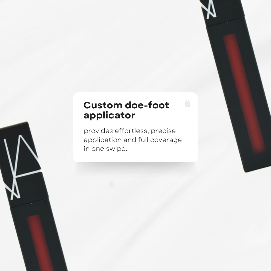 Pigment Lipstick - Don't Stop, Geranium - Weightless, Smudge-Resistant, Long-Lasting, Full Coverage_AB Beauty & Personal Care NARS