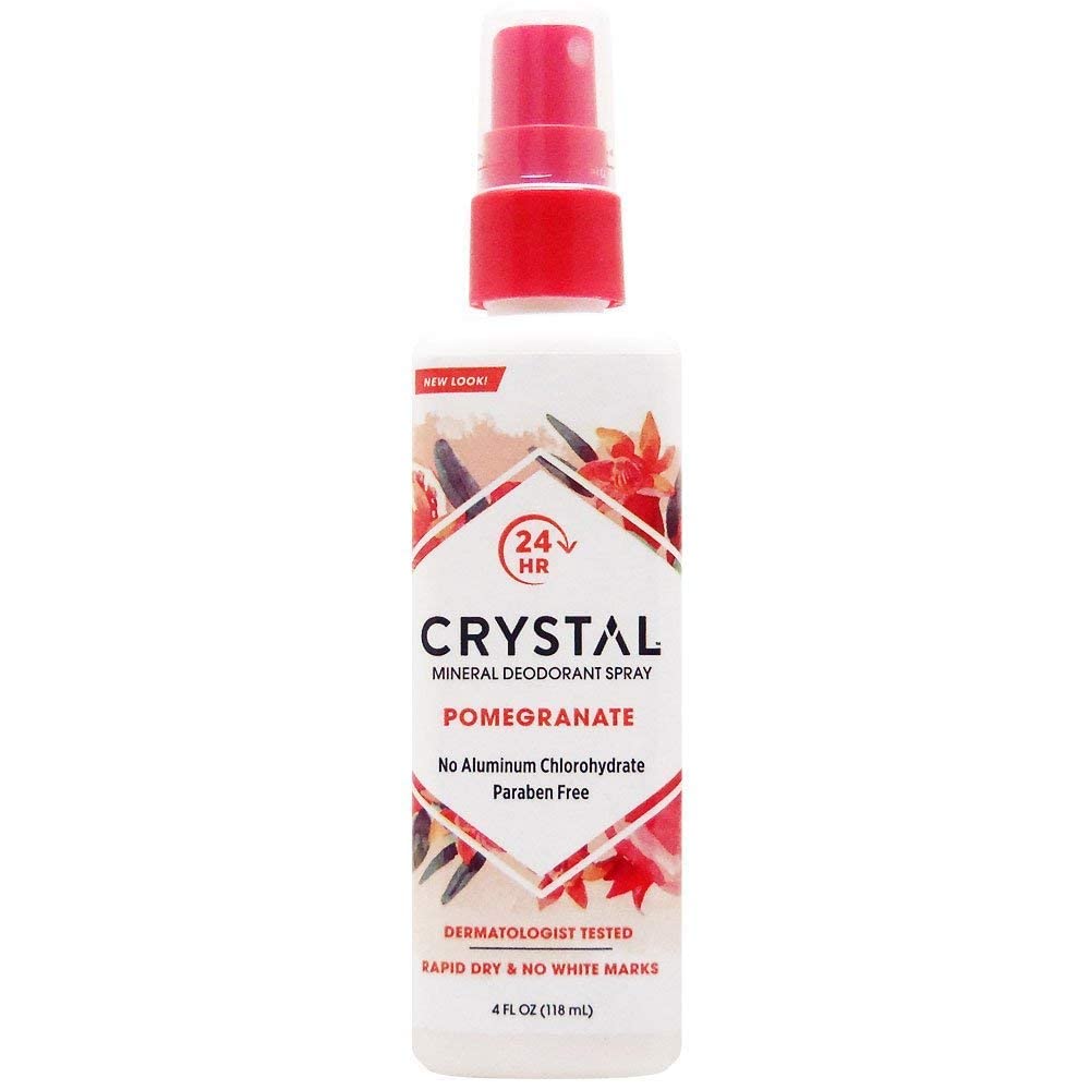 Crystal Essence Mineral Deodorant Body Spray Pomegranate - 4 fl oz Beauty and Personal Care Crystal Essence