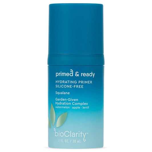 BioClarity Silicone-Free Moisturizing Primer, 100% Vegan, Non-Toxic, Doubles as Everyday Moisturizer, With Squalane, Vitamin E, Lentil & Watermelon Beauty & Personal Care BioClarity