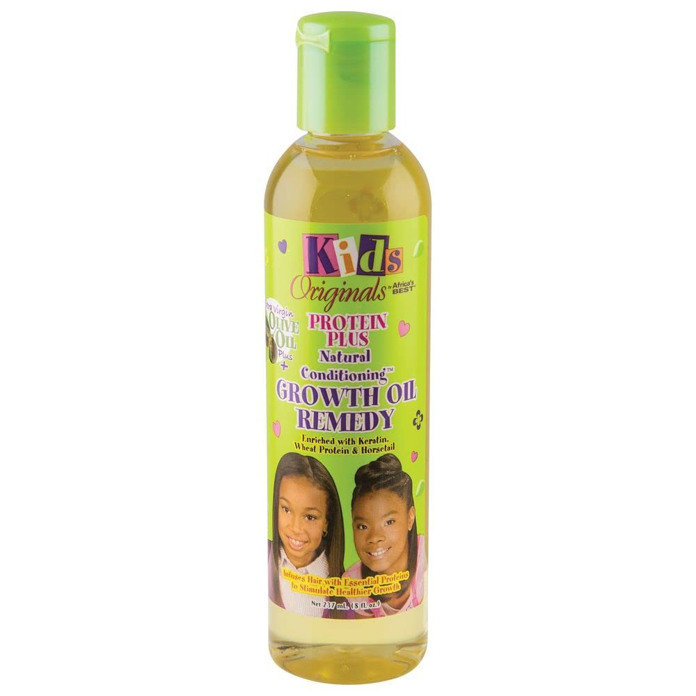 Originals by Africa's Best Kids Protein Plus Growth Oil Remedy, Natural Conditioner Nourishes, Revitalizes and Repairs Hair, Ideal for Ponytails Beauty & Personal Care Originals by Africa's Best