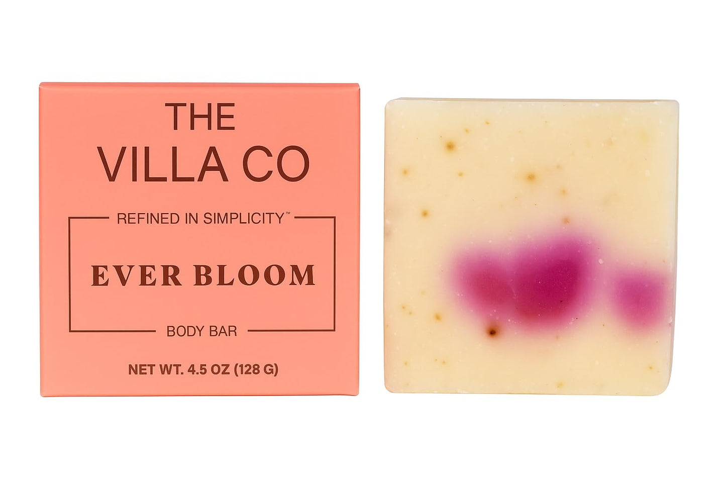 The Villa Co - Ever Bloom | Body Bar Crafted with Rose Petals & Botanicals | A Fresh & Radiant Cleanse With Natural Simplicity Beauty & Personal Care The Villa Co