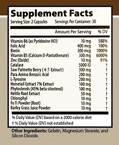 Anti Gray Hair 7050 Restore Natural Hair Color 60 Capsules Per Bottle (3 Bottles) Beauty & Personal Care MÄRITZMAYER LABORATORIES
