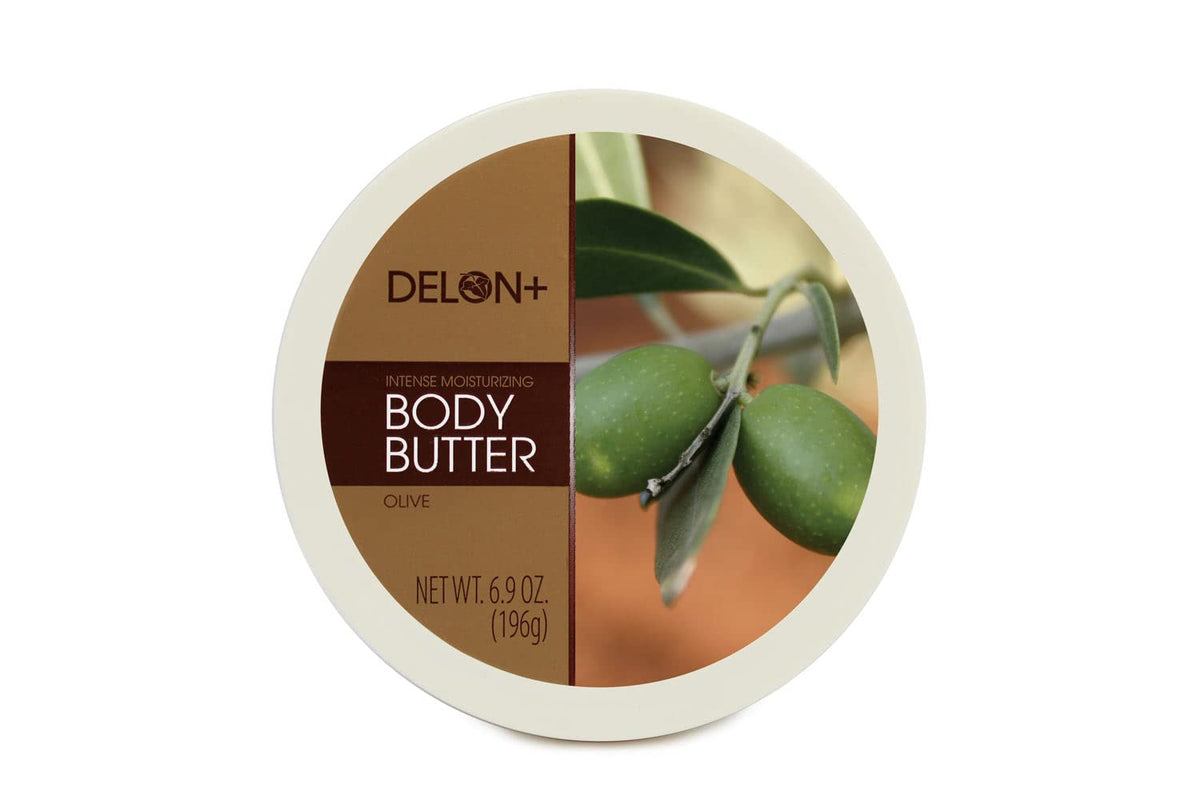 DELON Intense Moisturizing Body Butter, Olive with Olive Oil & Vitamin E, 6.9 oz (Pack of 4) Beauty & Personal Care DELON