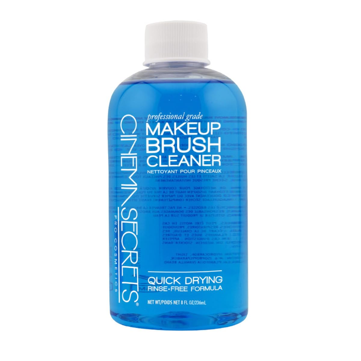 Cinema Secrets Original Blue Vanilla Makeup Brush Cleaner Solution - Professional Cleanser for Makeup Brushes - Quick-Drying, Rinse-Free Formula Beauty & Personal Care CINEMA SECRETS