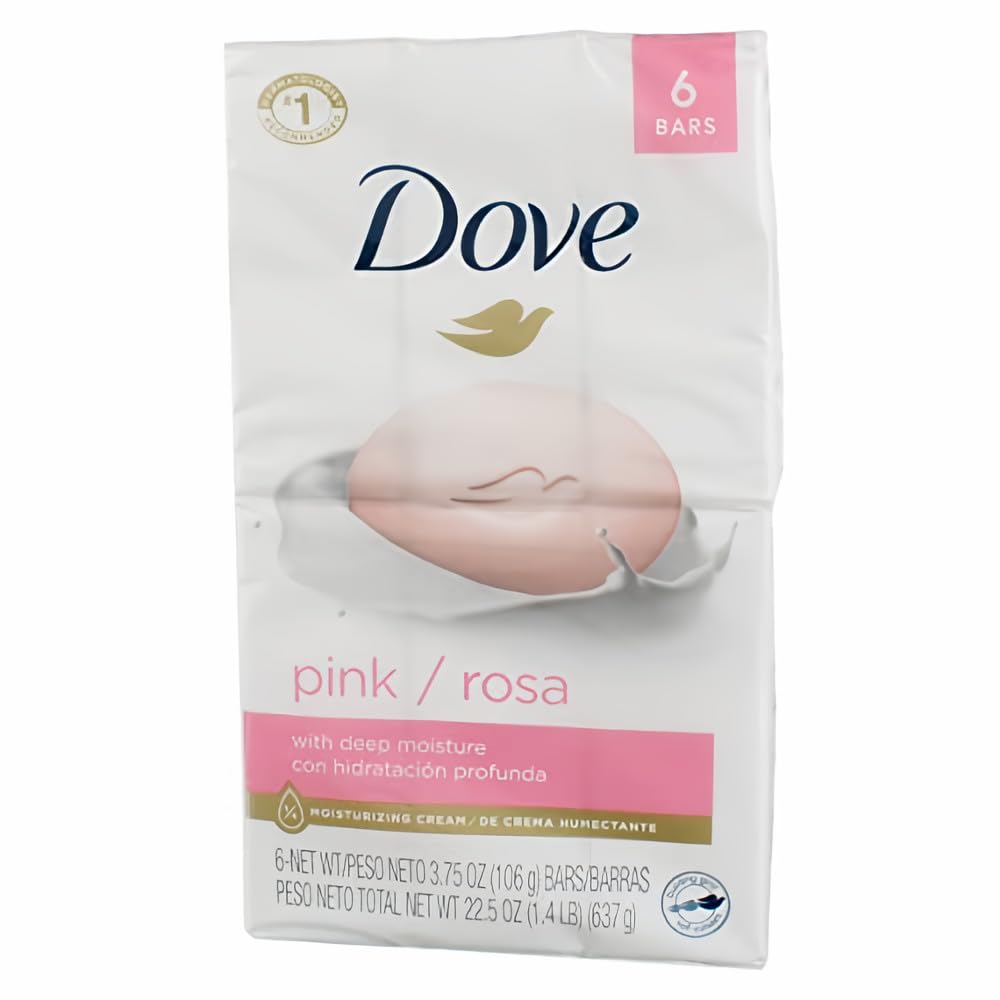 Dove Beauty Bar - Pink - 4 oz - 6 ct - 2 pk Beauty & Personal Care Dove