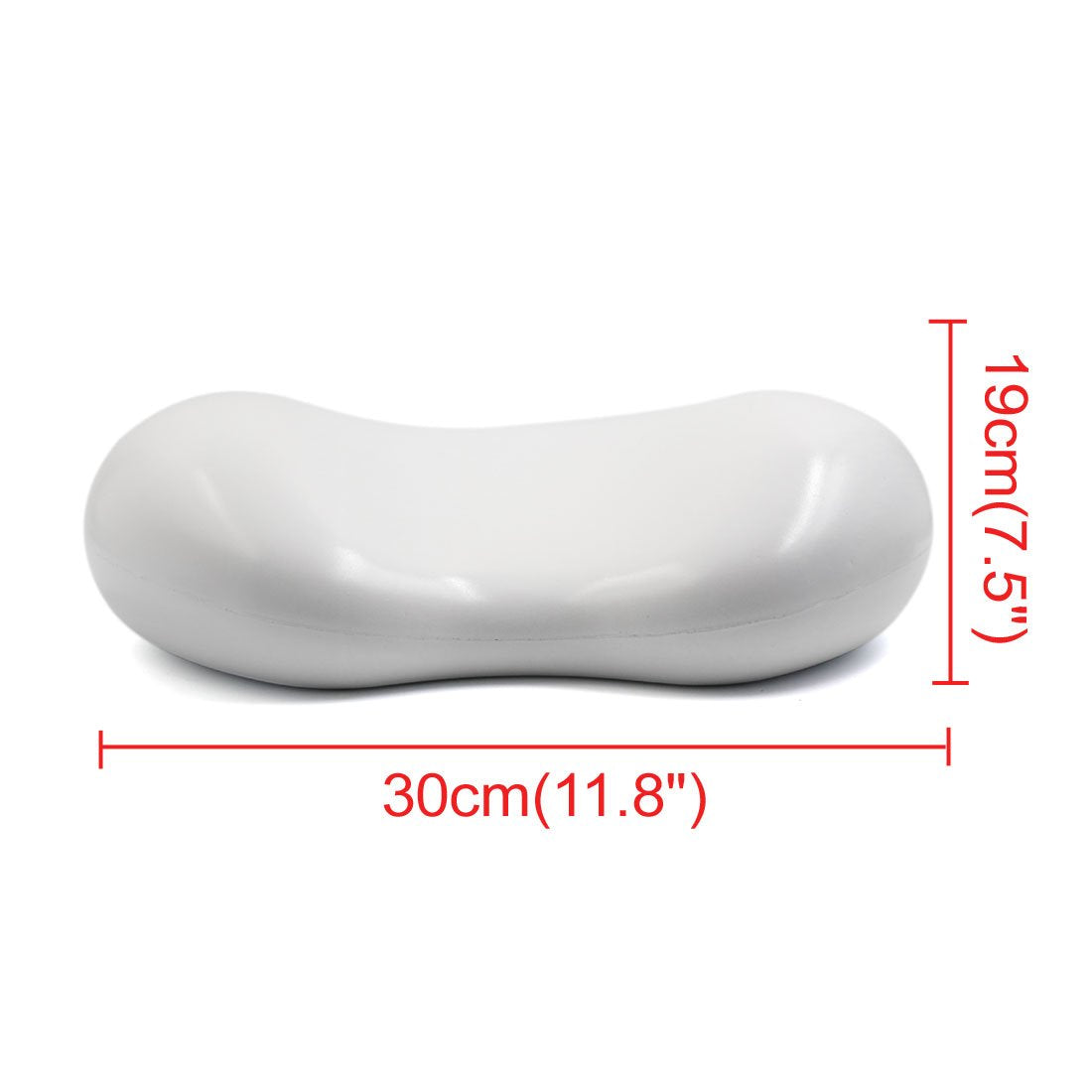 Ruilogod White Good Performance Waterproof Home Spa Tub Bath Neck Back Support Pillow w Suction Cups for Ultimate Relaxation (id: f2a 2df 3a3 ef3 9a5 Beauty and Personal Care Ruilogod