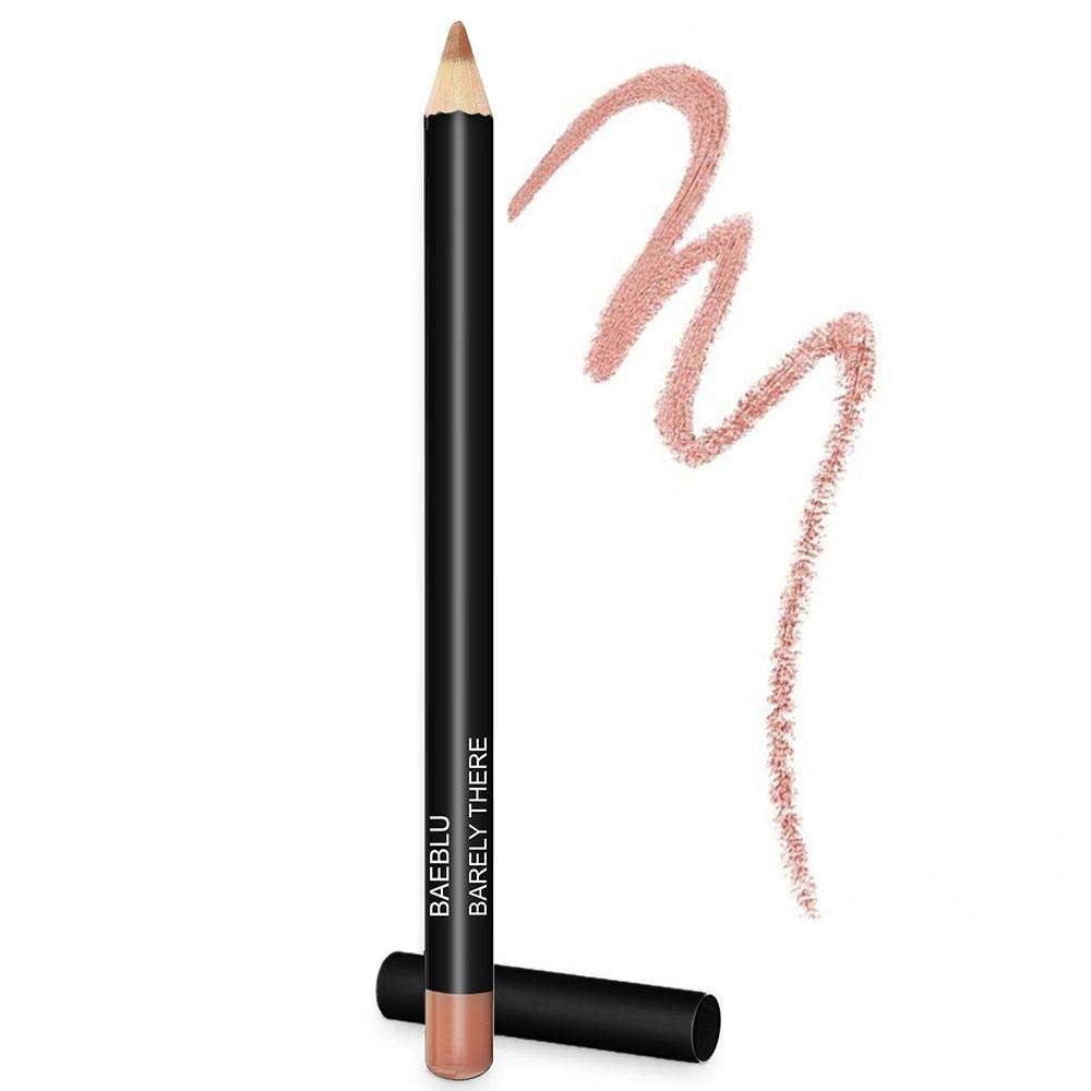 BaeBlu Waterproof Lip Liner Pencil, Natural Ingredients Chemical Free, Barely There Beauty & Personal Care BaeBlu
