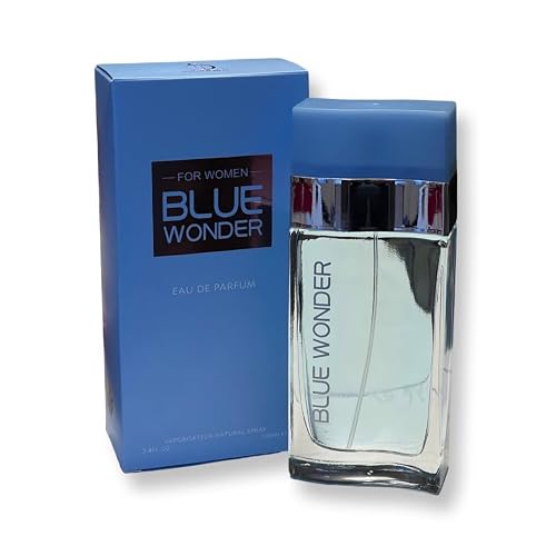 United Scents BLUE WONDER For Women Eau de Parfum - Top Notes of Sicilian Lemon, Cedar, and Bluebell - 3.4 Fl Oz Beauty & Personal Care United Scents