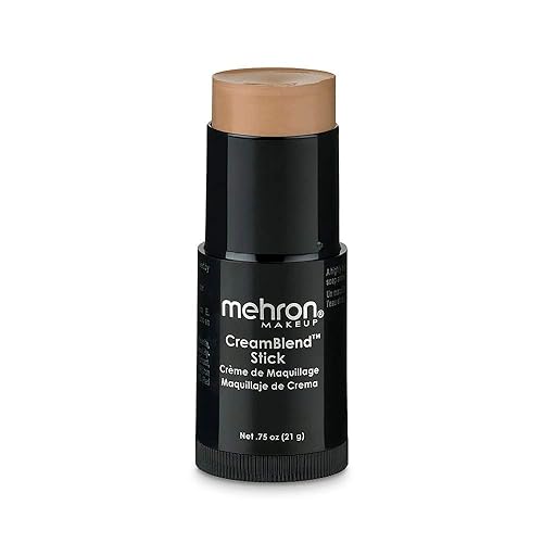 Mehron Makeup CreamBlend Stick | Face Paint, Body Paint, & Foundation Cream Makeup | Body Paint Stick Perfect for Halloween .75 oz (21 g) (Medium 2) Beauty & Personal Care Mehron