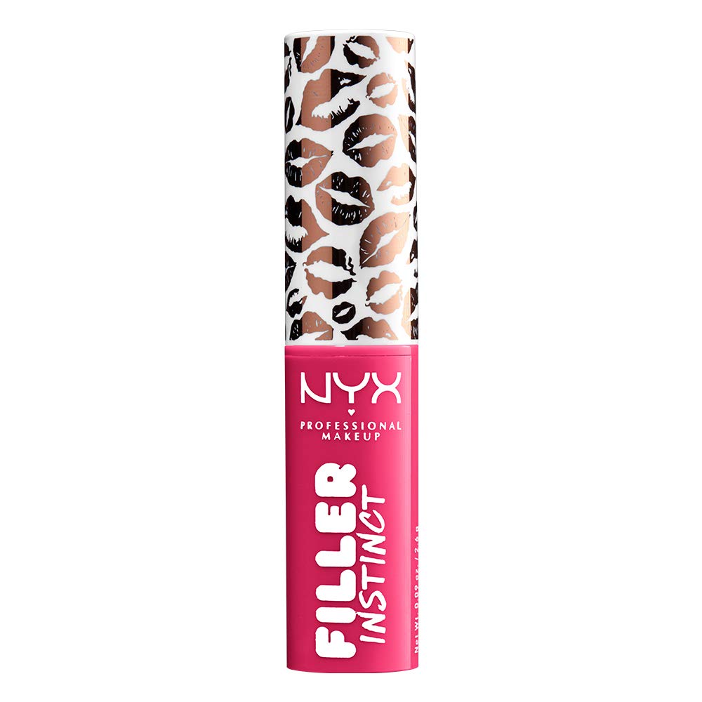 NYX PROFESSIONAL MAKEUP Filler Instinct Plumping Lip Color, Lip Balm - Juicy Pout (Cherry Red) Beauty & Personal Care NYX PROFESSIONAL MAKEUP