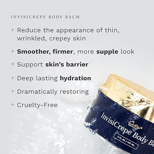 City Beauty InvisiCrepe Body Balm - Skin Firming & Tightening Lotion for a Smoother, Firmer Look | Anti-Aging Firming Body Cream Beauty & Personal Care City Beauty