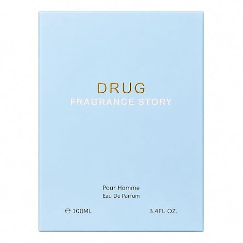 Fragrance Story Inc Drug 3.4OZ EAU DE Parfum for Men (with New Packaging) Beauty & Personal Care FRAGRANCE STORY