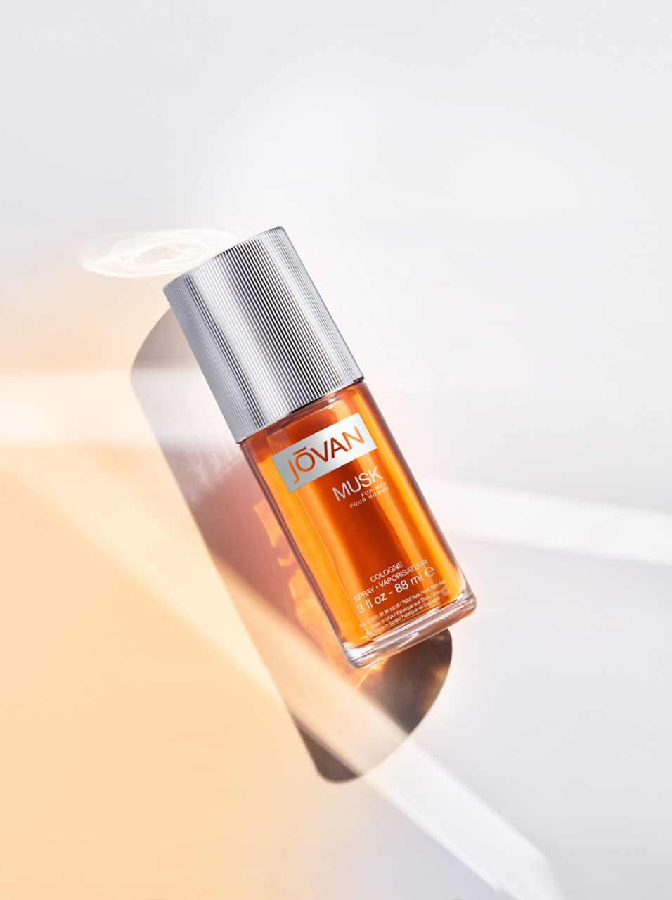 Jovan Musk for Men Eau de Cologne Spray 3 fl oz (Pack of 1), Notes of Carnation, Lavender, and Amber, Men's Fragrance, Long Lasting, Everyday Beauty & Personal Care Jovan
