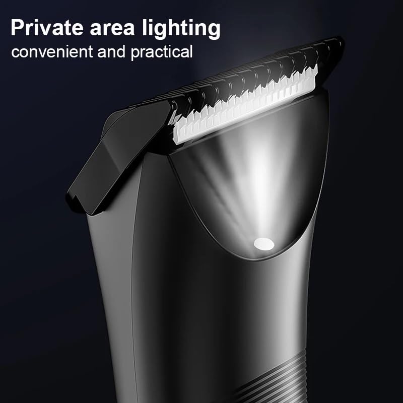 Hair Clippers for Men Body Trimmer Men's Electric Shaver Groin Grooming Clipper Bikini Epilator USB Rechargeable Razor Beauty and Personal Care GLESVOWIO