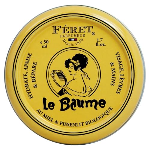Feret Parfumeur Le Baume Multi-Purpose Balm - Rose Poudré - Deeply Hydrating Moisturizer for Dry Cracked Skin, Lips & Cuticles - Natural Lip Balm Beauty and Personal Care Feret Parfumeur