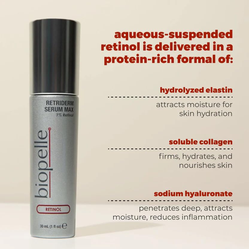 Biopelle Retriderm Retinol Serum, Max, 1 Oz Beauty & Personal Care biopelle