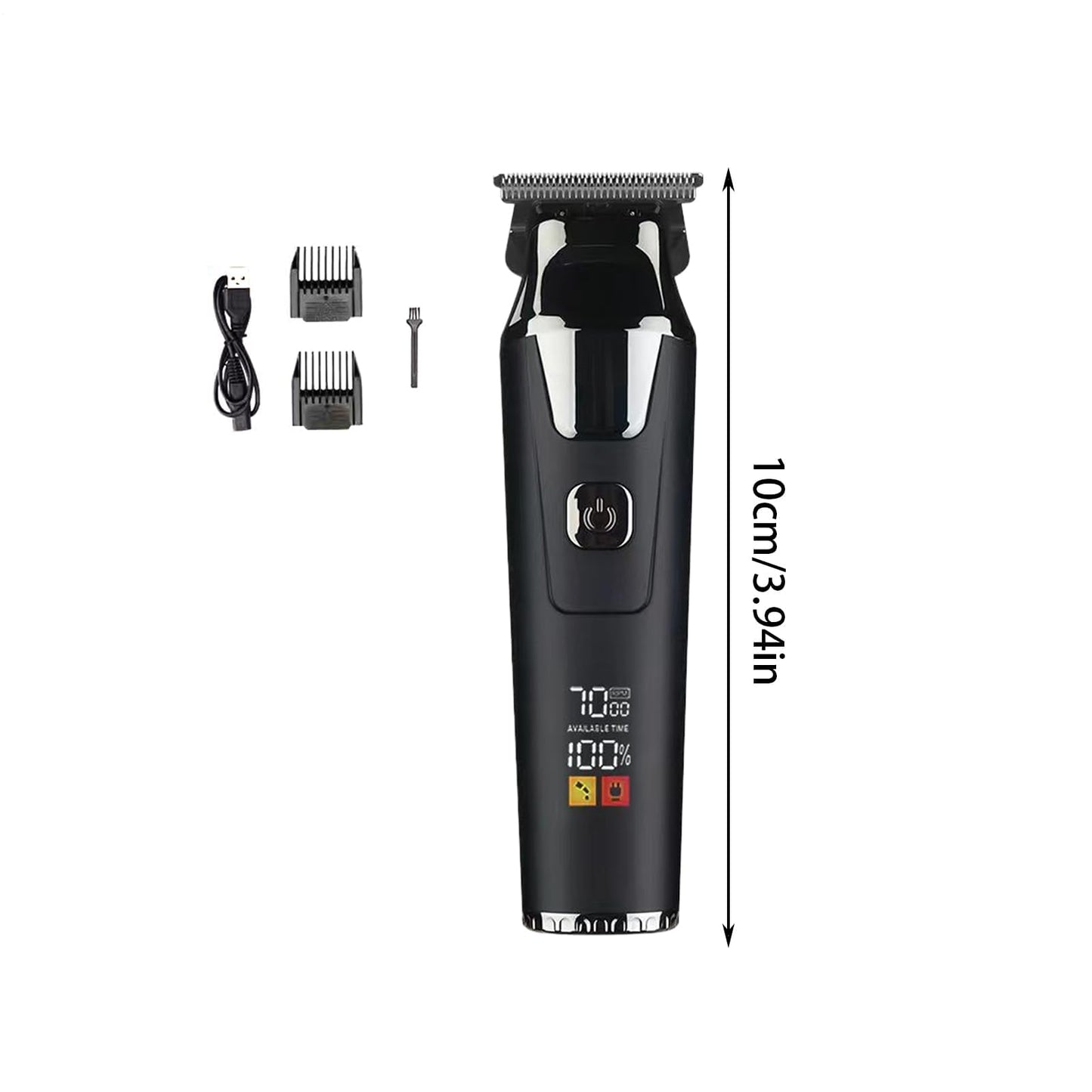 WTYBRMYO Men's Hair, Cordless Men's Hair, Cordless Digital Display Trimmer for Cutting and Grooming Beauty and Personal Care WTYBRMYO