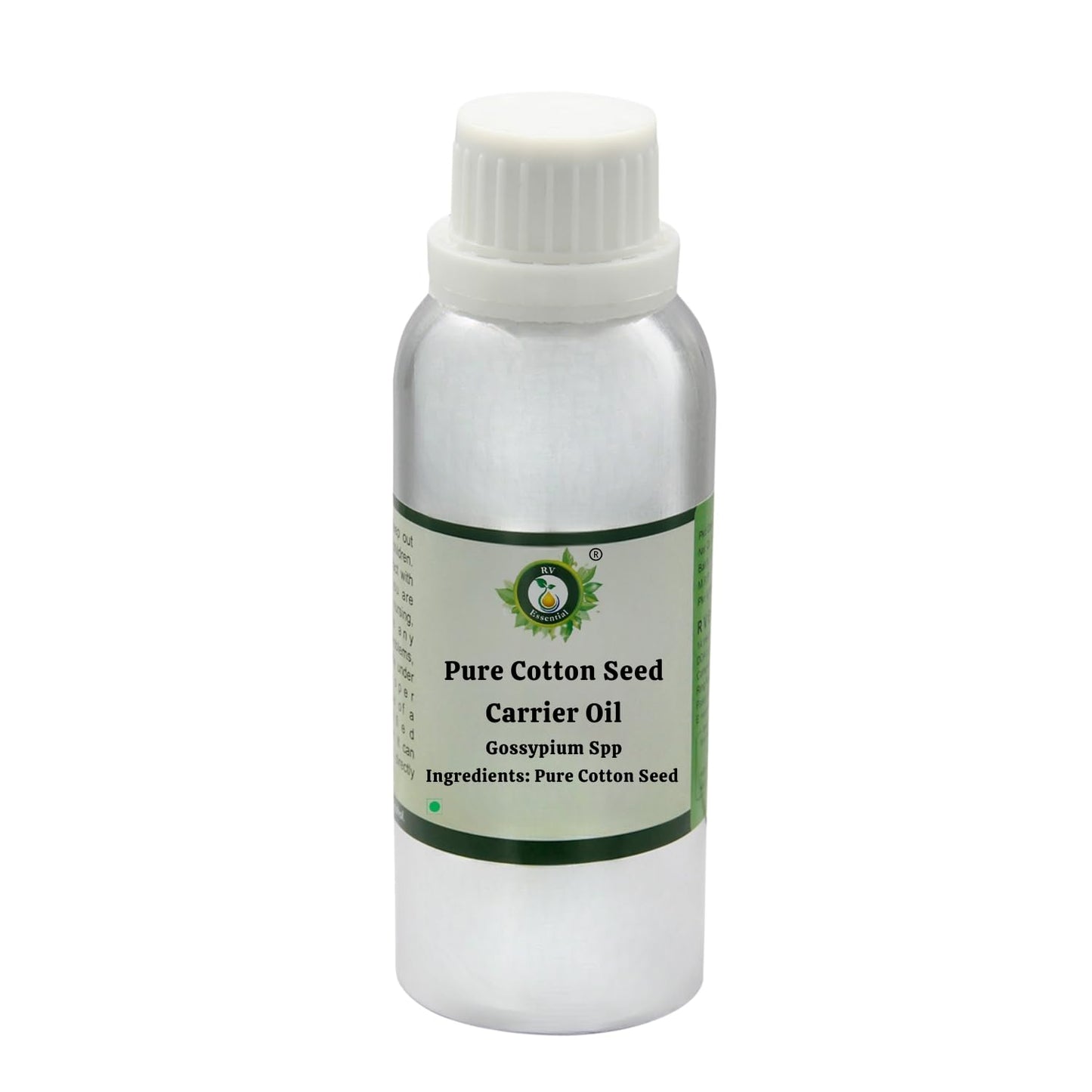 R V Essential Pure Cotton Seed Carrier Oil 300ml (10oz)- Gossypium Spp (100% Pure and Natural Cold Pressed) Beauty and Personal Care R V Essential