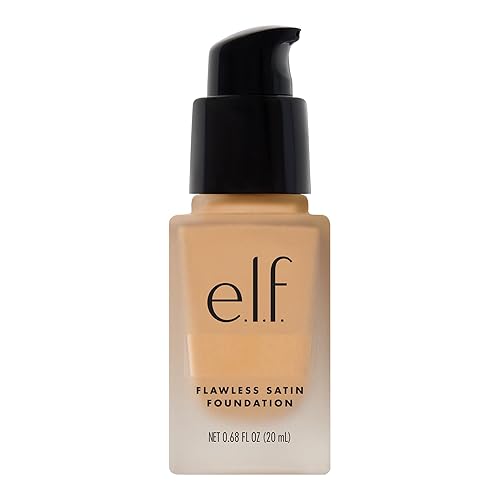 e.l.f. Flawless Finish Foundation, Improves Uneven Skin Tone, Lightweight, Medium Coverage & Semi-Matte, Vegan , Buff, 0.68 Fl Oz (20mL) Beauty & Personal Care e.l.f.
