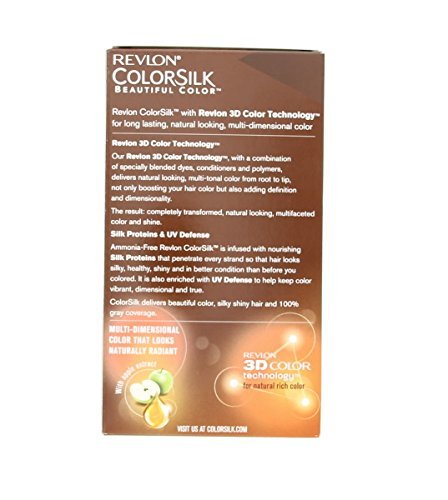 Colorsilk Permanent Haircolor - Deep Burgundy (34/3DB) (Quantity of 5) Beauty & Personal Care REVLON