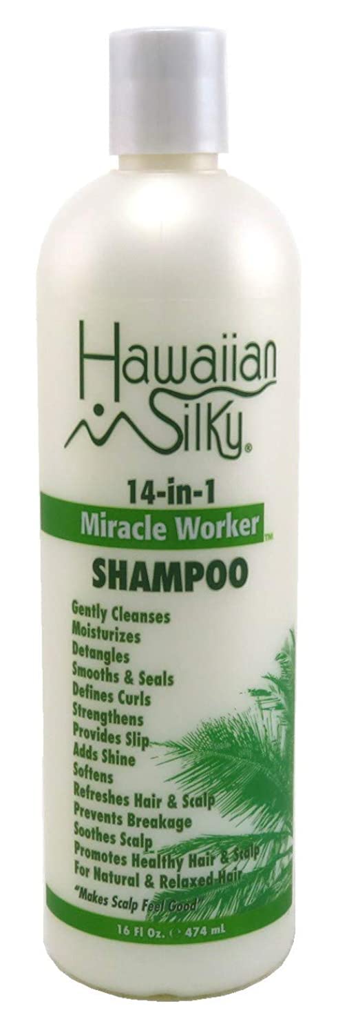 Hawaiian Tropic Tropic Silky 14 In 1 Miracle Worker Shampoo Gently Cleanses Moisture Hair 16oz, 16 Oz