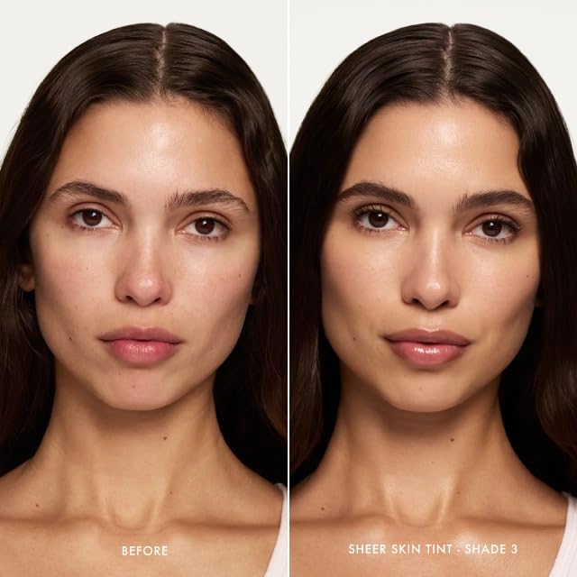 Summer Fridays Sheer Skin Tint - Skin Tint with Hyaluronic Acid - Helps Diminish Uneven Skin Tone - Sheer to Light Coverage - Shade 3 - Light Beauty & Personal Care Summer Fridays