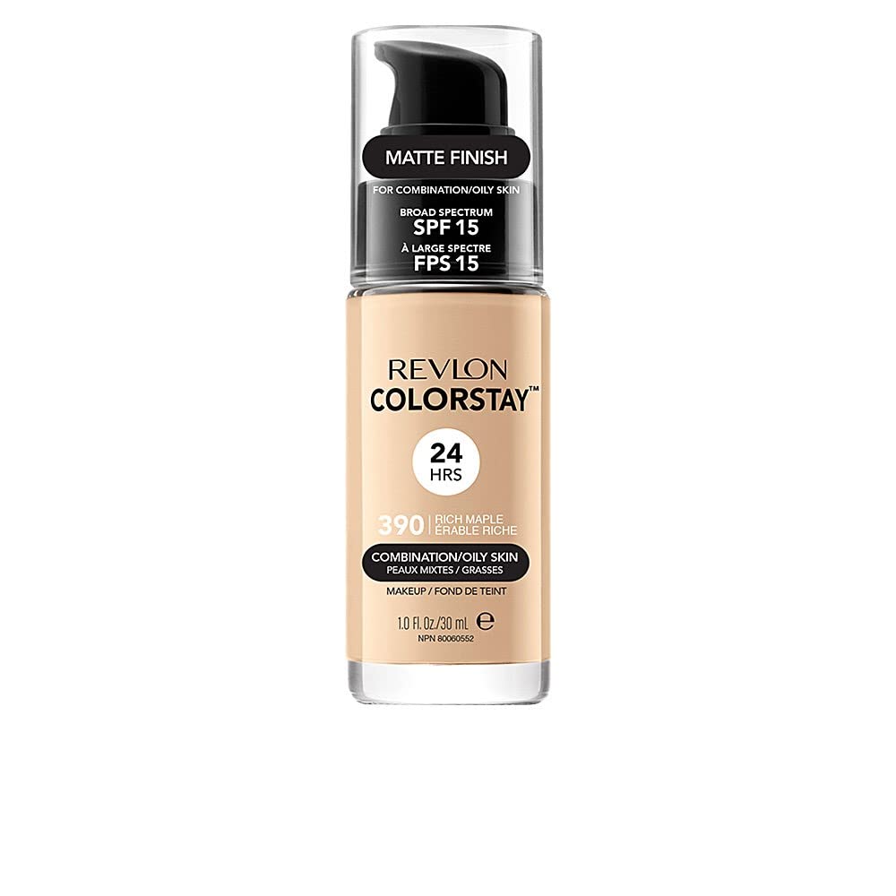REVLON Colorstay Foundation Combination/Oily Skin #390-Rich Marple Beauty & Personal Care REVLON