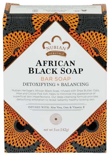 Nubian Heritage Soap Bar, African Black, 5 Ounce Beauty & Personal Care Nubian Heritage