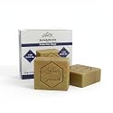 AntiocheOrontes Palestinian Olive Oil Soap Bars - 2-Pack (6 oz Each) - 100% Virgin Olive Oil - Handmade in Nablus - Natural, Organic, Traditional Holy Beauty & Personal Care AntiocheOrontes