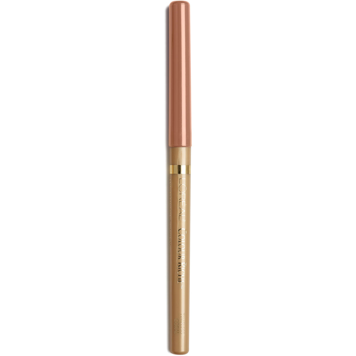 L'Oreal Paris Colour Riche Lip Liner Pencil, Creamy Lip Liner with Omega 3 and Vitamin E, 760 Timeless Coral (Peach Coral) Beauty & Personal Care L'Oreal Paris