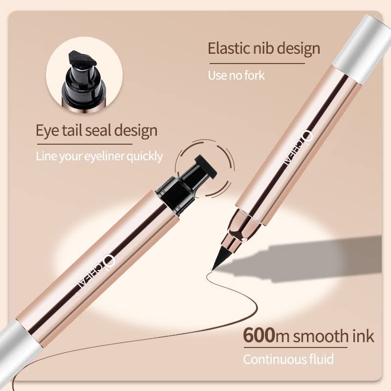 O'CHEAL 2 in 1 Professional Makeup Black Liquid Eye Liner Pencil for Women, Perfect Blend Eye Definer for Precise or Smudged Look, Premium Wing Cat… Beauty & Personal Care O'CHEAL