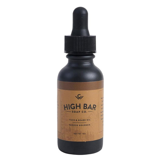 COLE WHEELER Vegan Smoked Bourbon Fragrance Face and Beard Oil, Natural Moisturizing, Vegan, Animal Fat Free, 1oz Beauty and Personal Care COLE WHEELER
