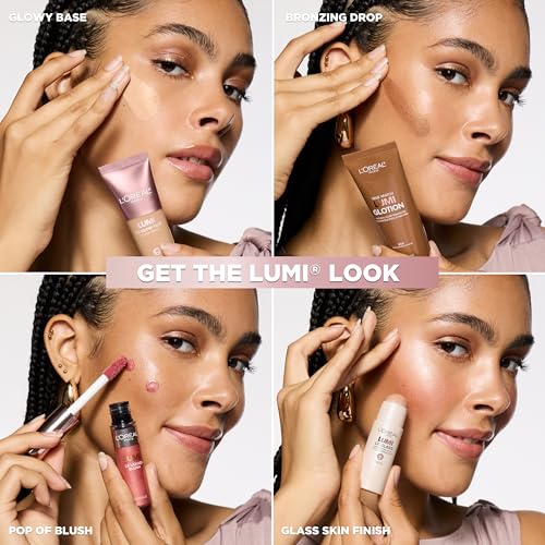 L'Oreal Paris Makeup True Match Lumi Glotion, Natural Glow Enhancer, Illuminator Highlighter, Bronzing Drops For a Sun-Kissed Glow, 905 Rich Beauty & Personal Care L'Oreal Paris