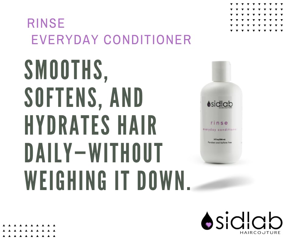Sidlab Haircouture Rinse Everyday Conditioner gentle lightweight shampoo 2oz Beauty & Personal Care Sidlab Haircouture