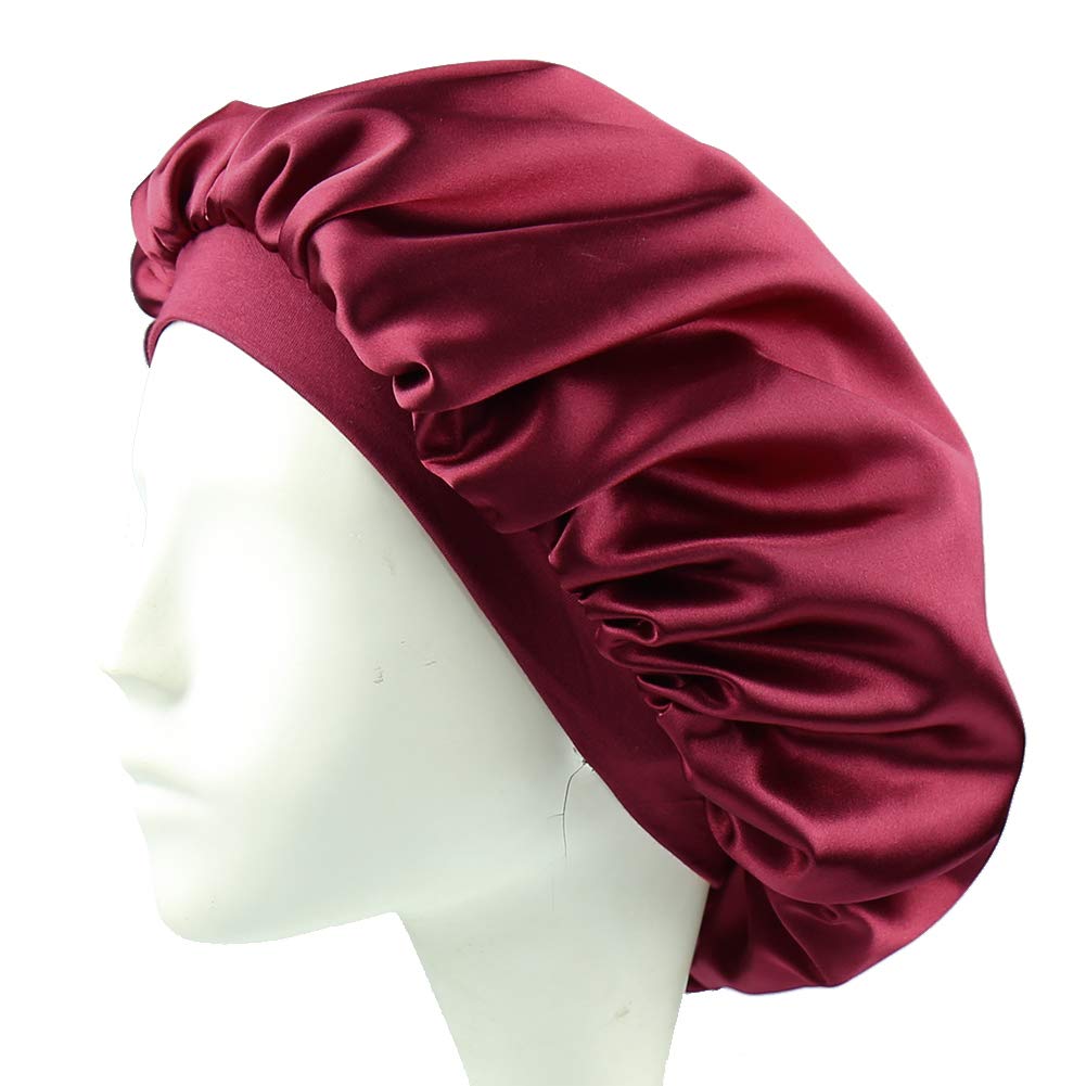 Alnorm Extra Large Hair Bonnet Cap Girls Soft Beanie for Sleeping Beauty and Personal Care Alnorm