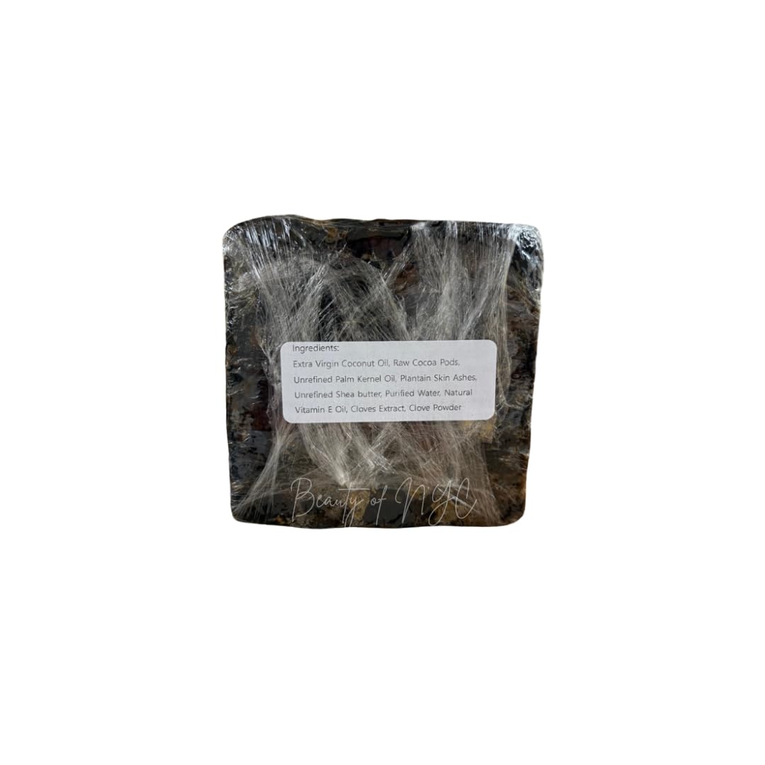 Aleheri's African Black Soap with Renewing Cloves -16 oz All Natural Organic Face & Body Wash for Dullness, Dark Spots & Rough Texture Beauty & Personal Care ALEHERI'S THE NATURE SECRET.