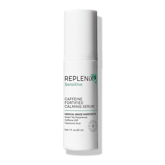 Replenix Medical-Grade Caffeine Fortified Calming Face Serum with Hyaluronic Acid for Sensitive Skin (1 Fl. Oz) Beauty & Personal Care Replenix