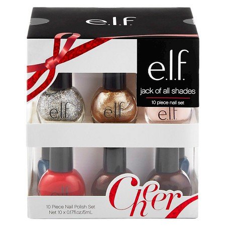 e.l.f. Jack of All Shades 10 Piece Nail Set .17 fl oz each Bottle Beauty & Personal Care e.l.f.