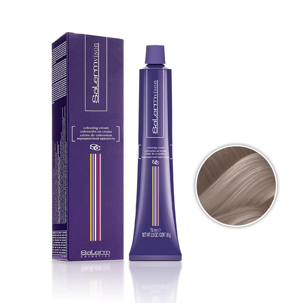 Salerm Salermsivion Hair Coloring Cream #8,12 Light Pearl Blonde for Unisex, 2.3 Ounce Beauty & Personal Care SALERM
