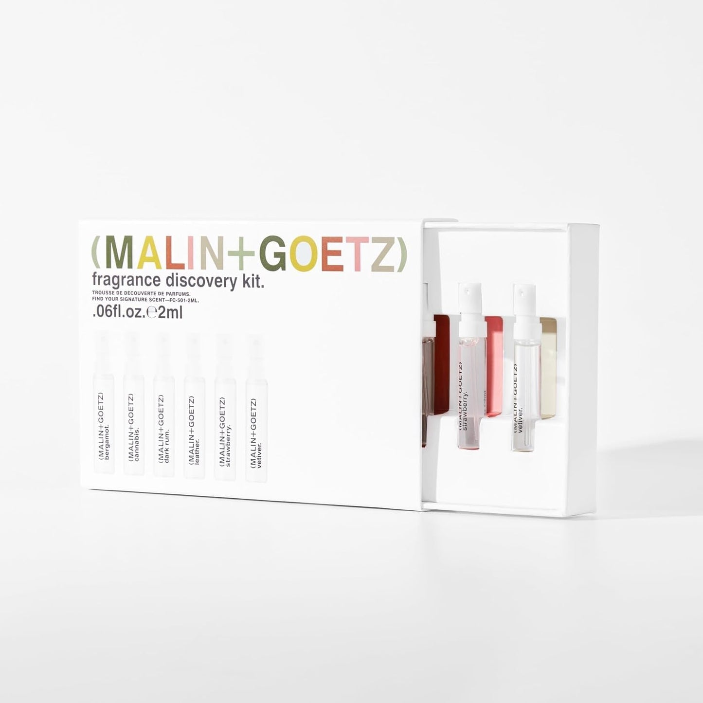 MALIN+GOETZ Discovery Eau De Parfum, 6 x 0.3 Fl. Oz. Unisex Fragrance Gift Set Clean & Modern Scents, Travel-Friendly Vials Vegan & Cruelty Free Beauty & Personal Care MALIN+GOETZ