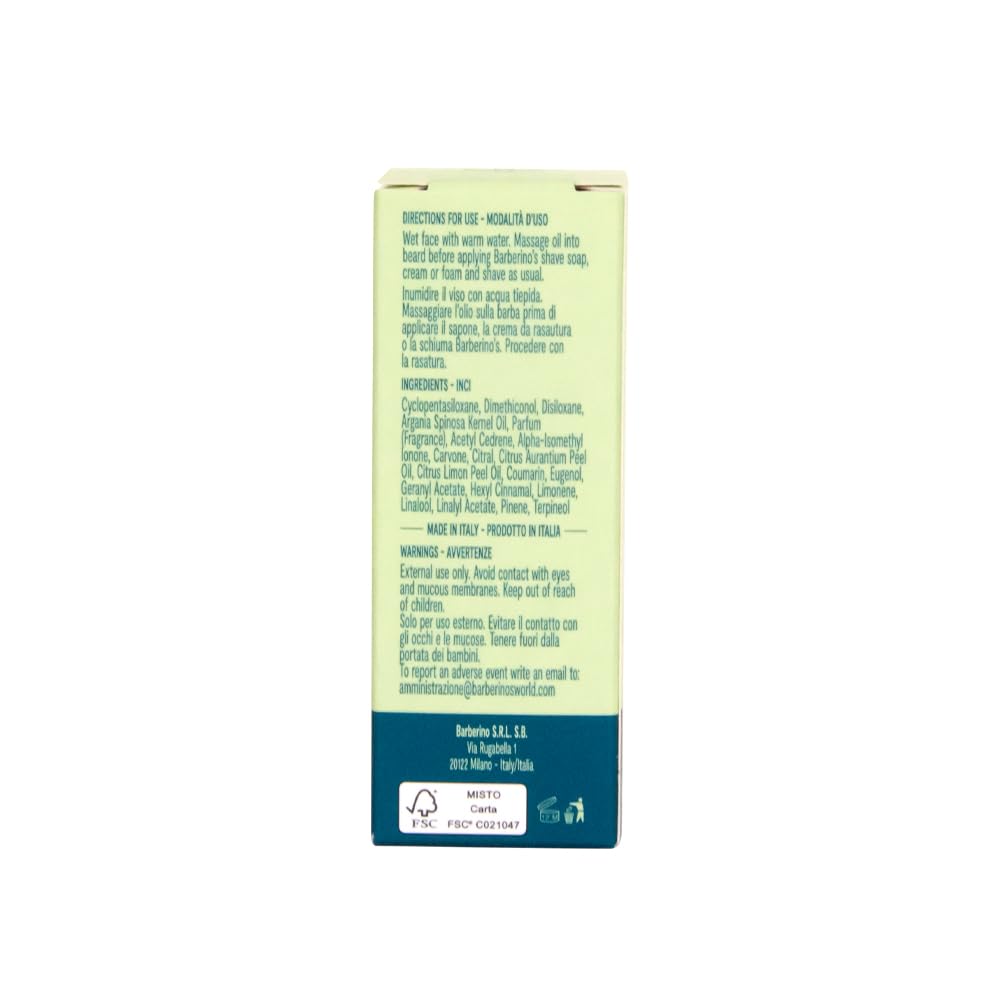 Barberino's Utra gliding pre-shave oil Beauty and Personal Care Barberino's Classic Italian Barber