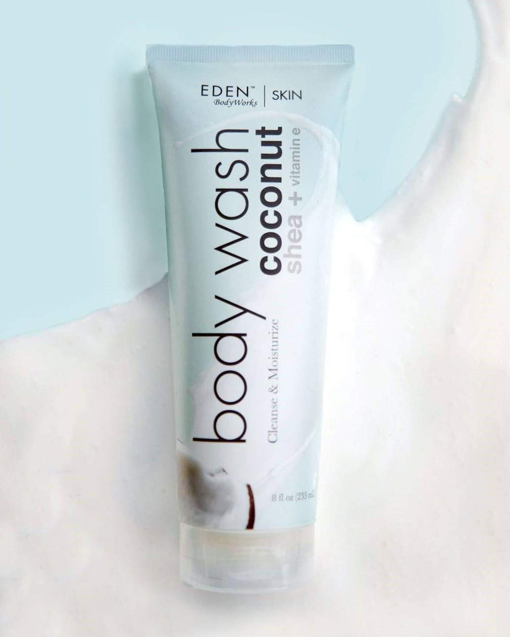 EDEN BodyWorks Coconut Shea Body Wash | 8 oz | Gently Cleanse, Heal & Moisturize Skin - Fresh Scent Beauty & Personal Care EDEN BodyWorks