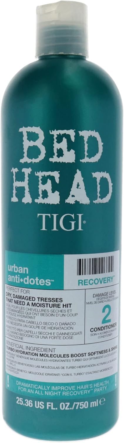 TIGI Bed Head Urban Antidotes Recovery Moisturizing Conditioner for Dry & Damaged Hair, Intensive Hydration, 25.36 fl oz