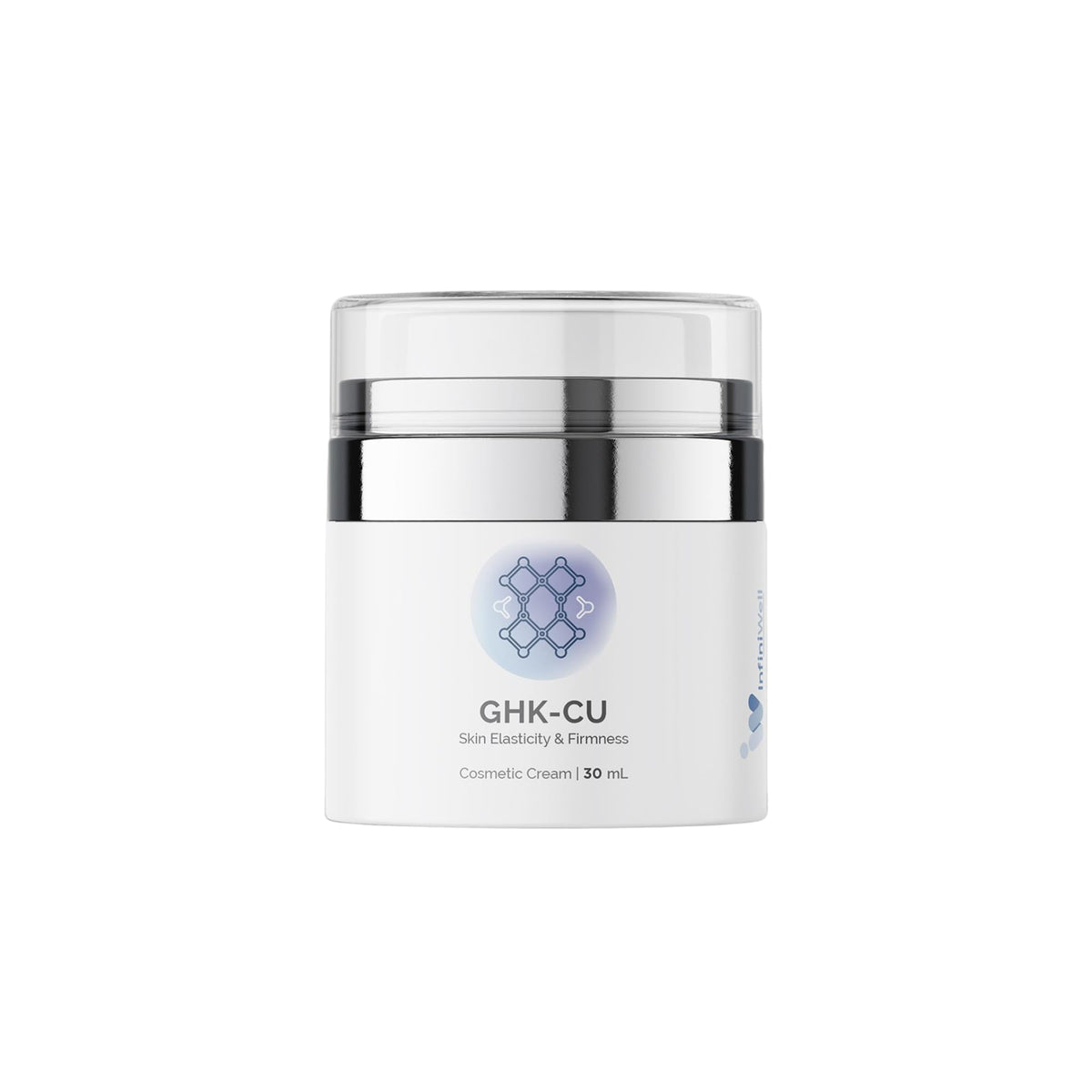 InfiniWell GHK-CU Peptide Serum - Anti Aging Serum for Face, with Copper Peptide Complex - Visibly Smooth Fine Lines & Encourage Healthy Skin