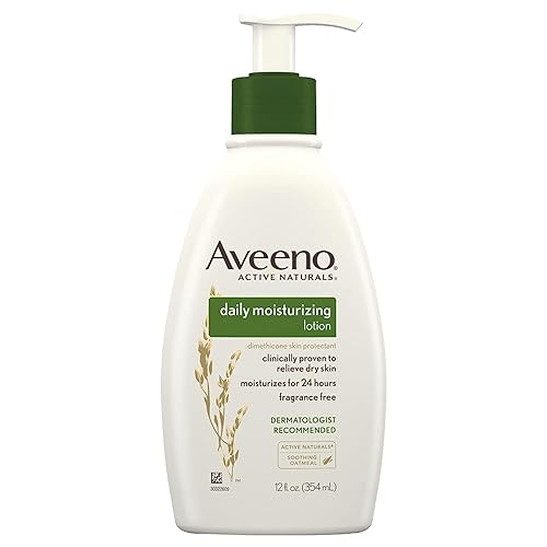 Aveeno Daily Moisturizing Lotion 12 Ounce Pump (354ml) (3 Pack) Beauty & Personal Care Aveeno