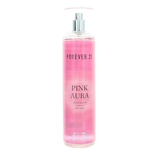 Forever 21 Pink Aura Body Spray Mist | Lightweight & Flirty Everyday Scent | Sweet Body Spray with Cherry Blossom Top Notes, Raspberry and Pink Sugar Beauty & Personal Care Forever 21